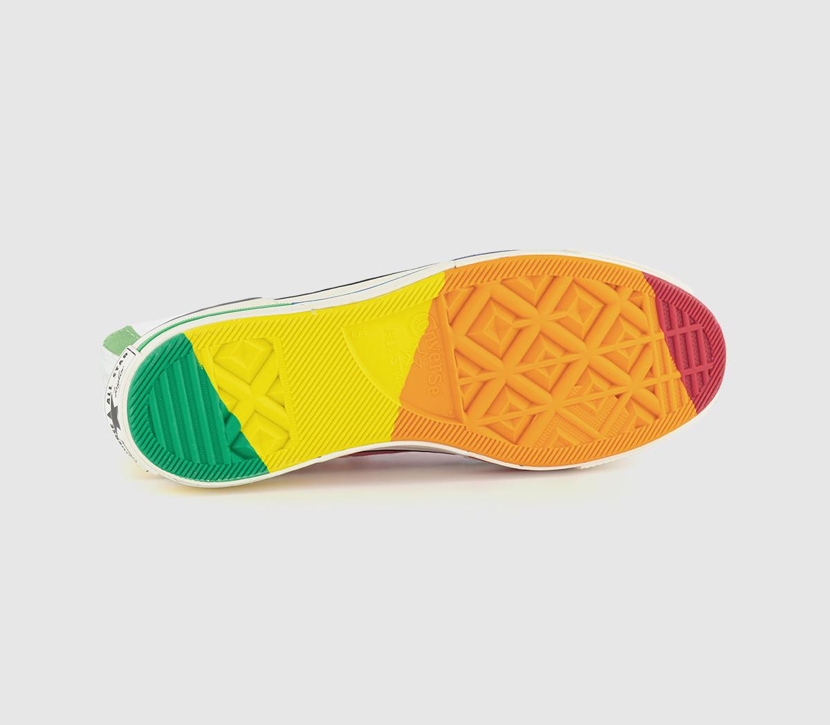 ConverseChuck 70 Plus Trainers Pink Fuel Orange Butter Yellow