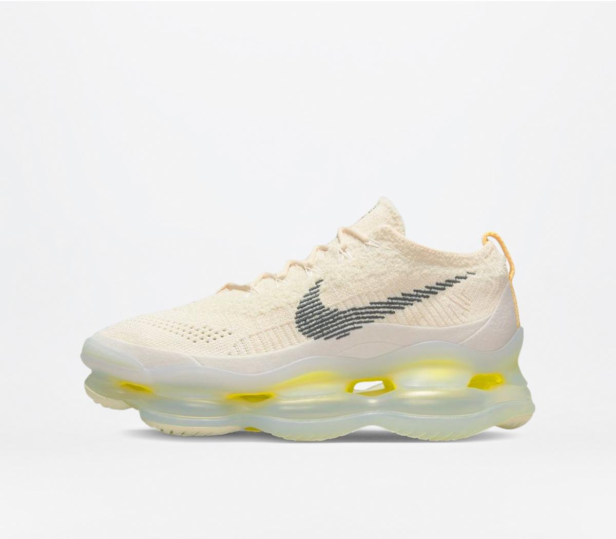 NikeAir Max Scorpion Trainers MPhantom Black Light Cream Lemon Wash Yellow Strike