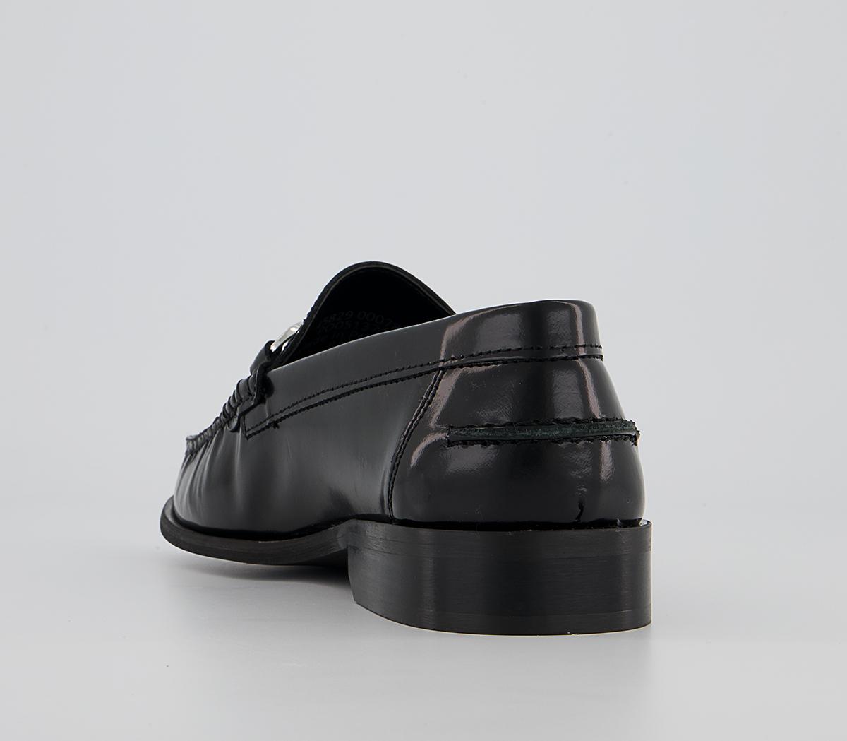 Office Mauritius Bamboo Snaffle Loafers Office Mauritius Bamboo Snaffle Loafers Black Leather