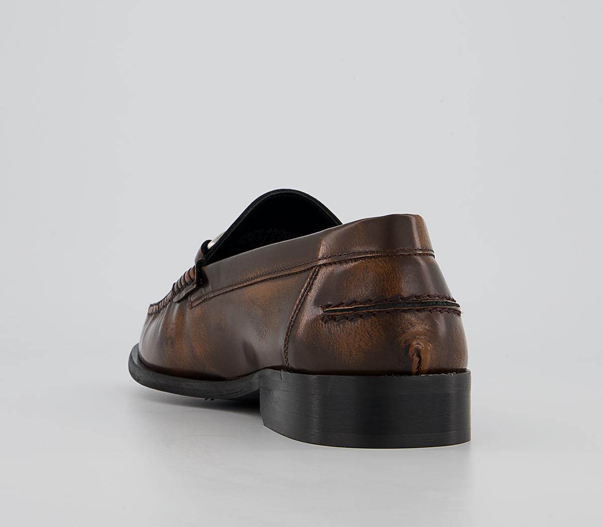 Office Mauritius Bamboo Snaffle Loafers Office Mauritius Bamboo Snaffle Loafers Tan Leather