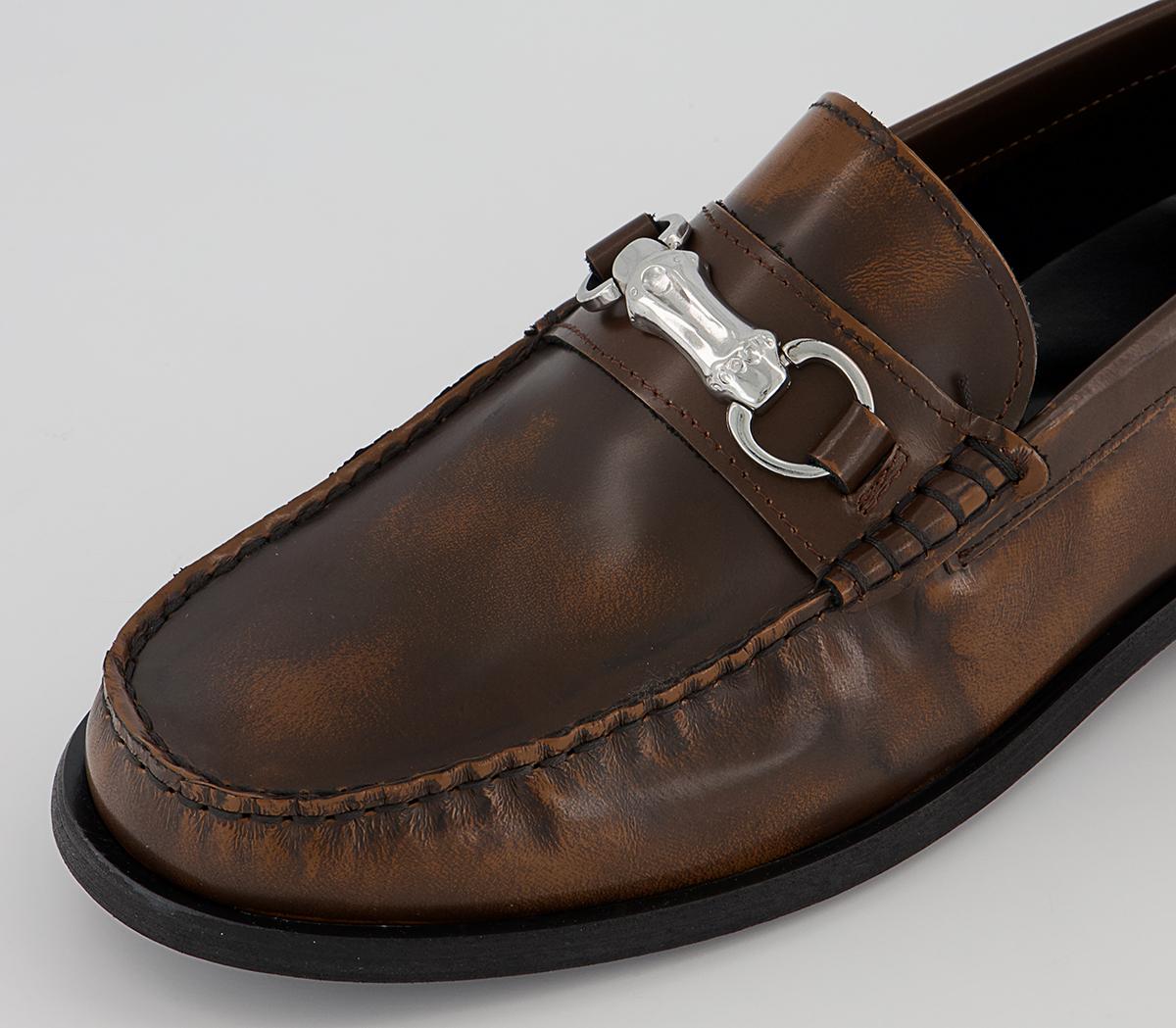 Office Mauritius Bamboo Snaffle Loafers Office Mauritius Bamboo Snaffle Loafers Tan Leather