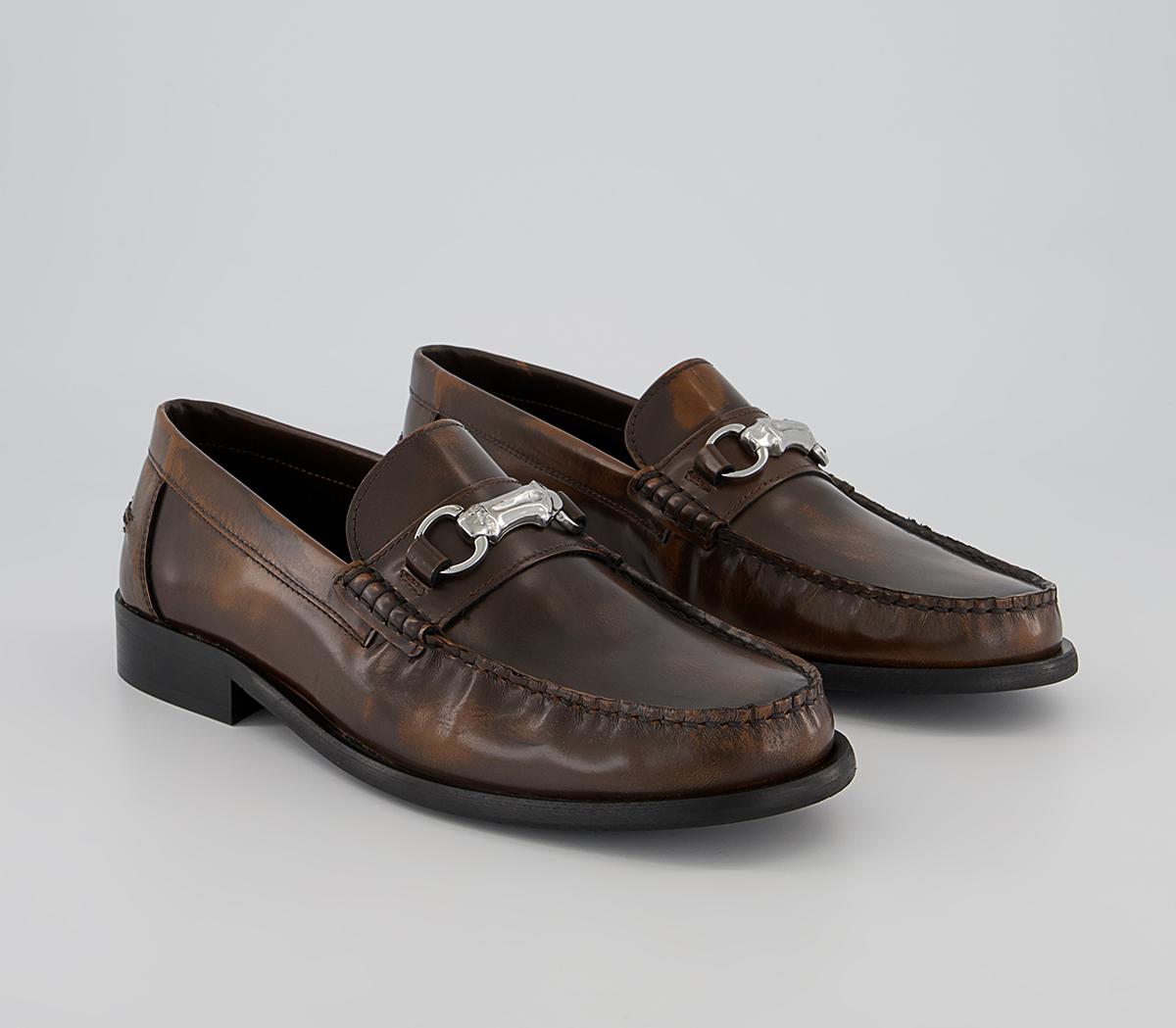 Office Mauritius Bamboo Snaffle Loafers Office Mauritius Bamboo Snaffle Loafers Tan Leather