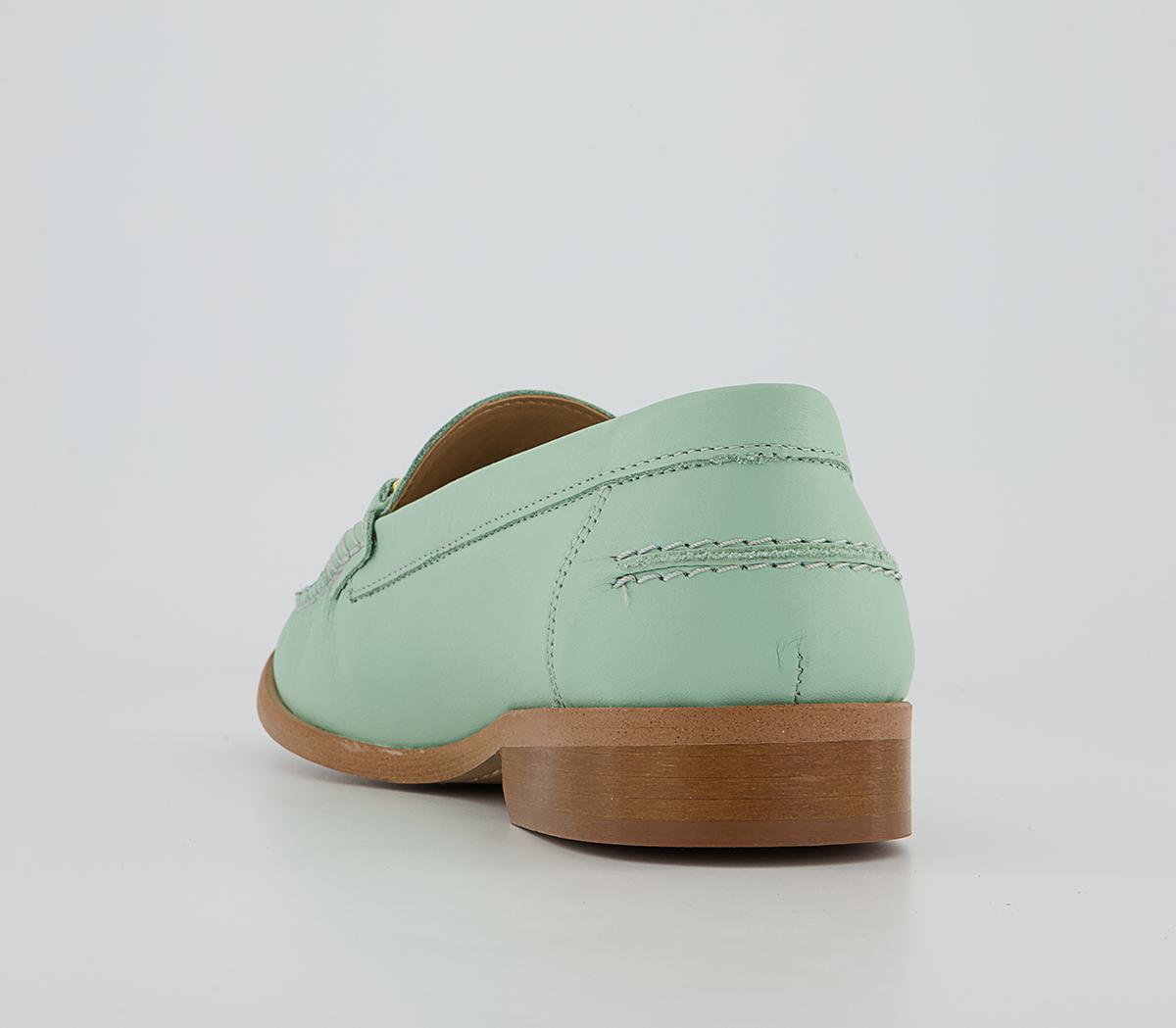 Office Mauritius Bamboo Snaffle Loafers Office Mauritius Bamboo Snaffle Loafers Mint Leather