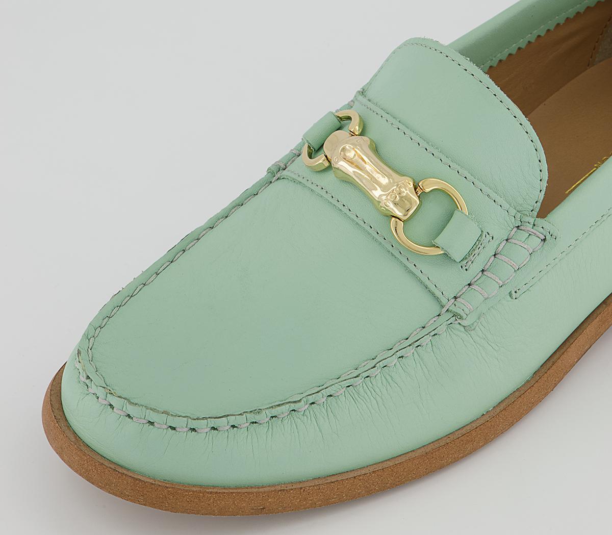 Office Mauritius Bamboo Snaffle Loafers Office Mauritius Bamboo Snaffle Loafers Mint Leather