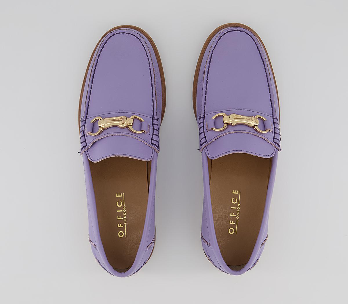 Office Mauritius Bamboo Snaffle Loafers Office Mauritius Bamboo Snaffle Loafers Lilac Leather