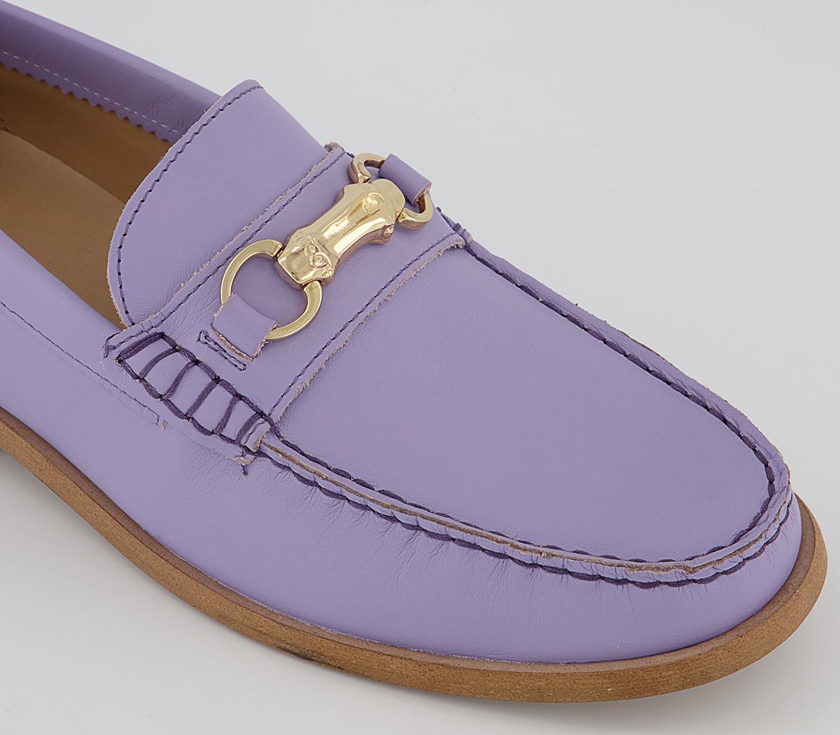 Office Mauritius Bamboo Snaffle Loafers Office Mauritius Bamboo Snaffle Loafers Lilac Leather
