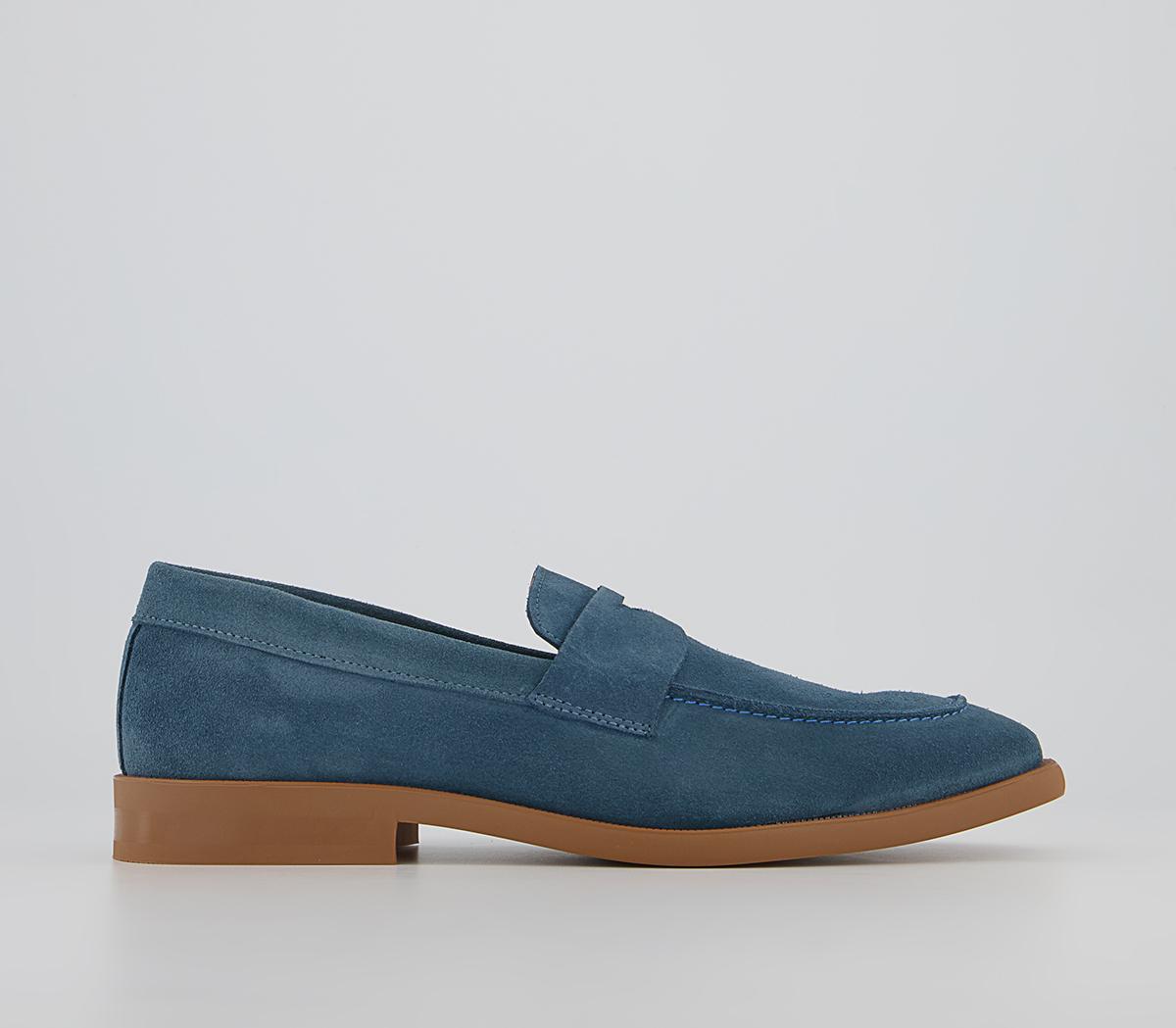 OFFICECaracas Saddle LoafersBlue Suede