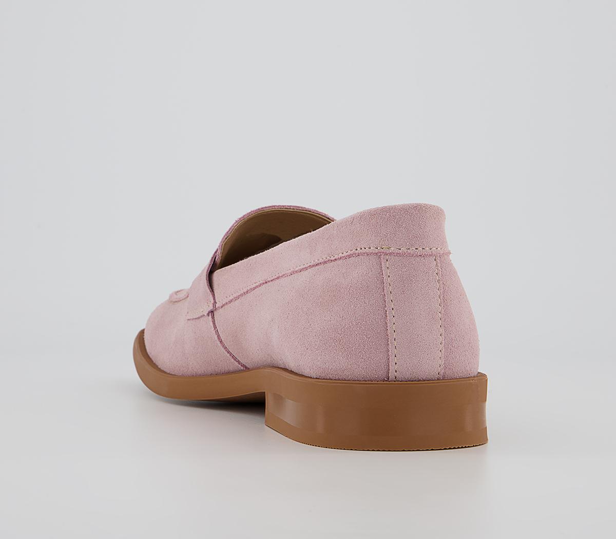 Office Caracas Saddle Loafers Office Caracas Saddle Loafers Pink Suede