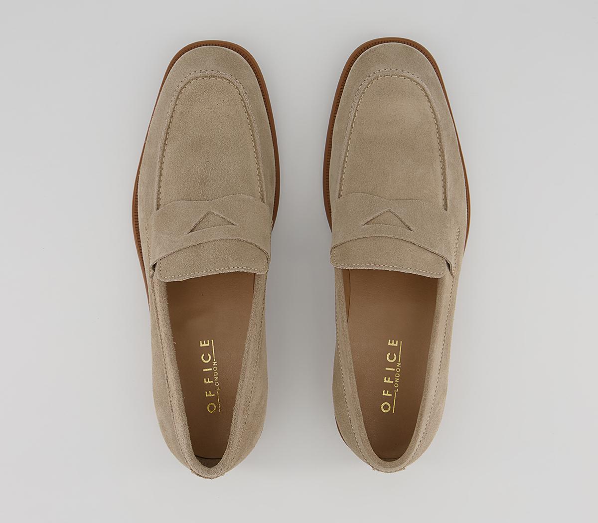 Office Caracas Saddle Loafers Office Caracas Saddle Loafers Beige Suede