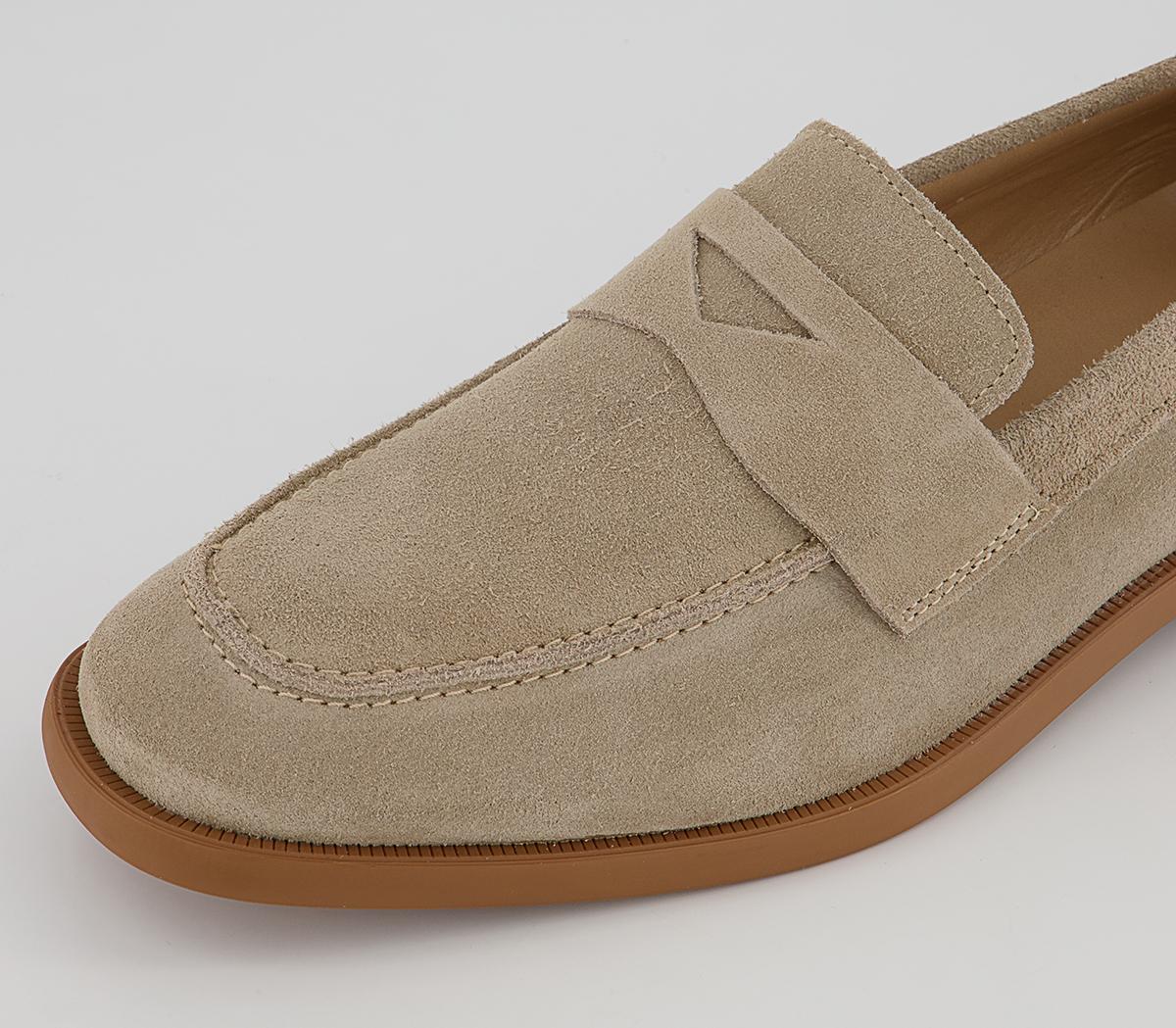 Office Caracas Saddle Loafers Office Caracas Saddle Loafers Beige Suede