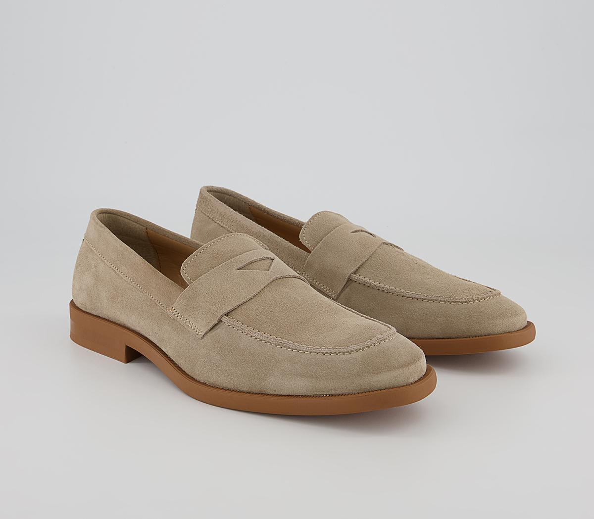 Office Caracas Saddle Loafers Office Caracas Saddle Loafers Beige Suede