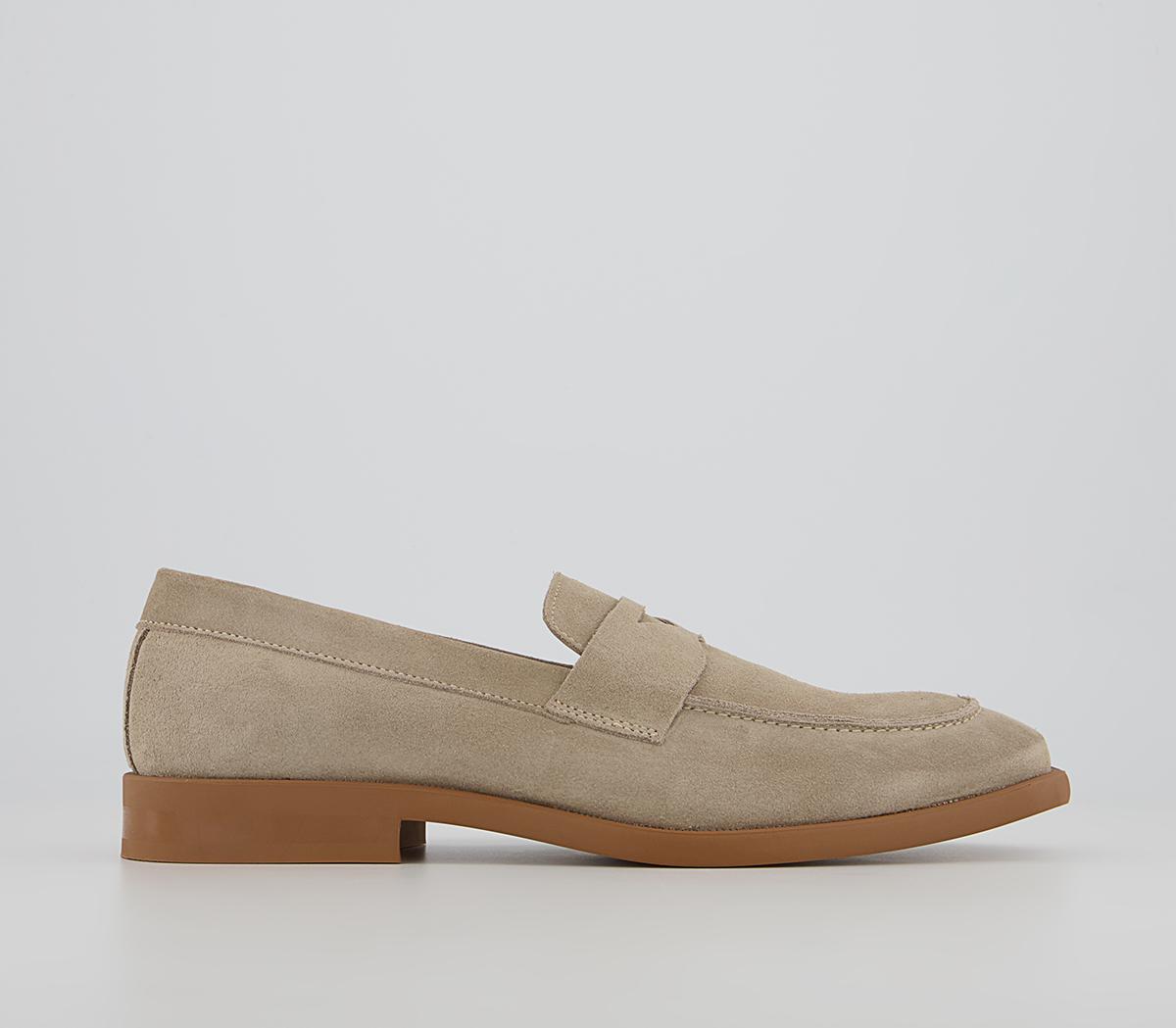 OFFICECaracas Saddle LoafersBeige Suede