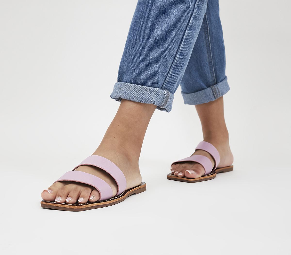 OfficeSerena Double Band Mules OfficeSerena Double Band MulesLilac Leather
