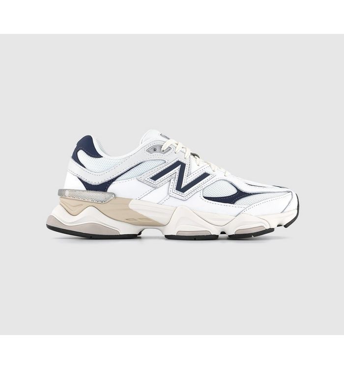 New Balance 9060 Trainers White Off White Blue