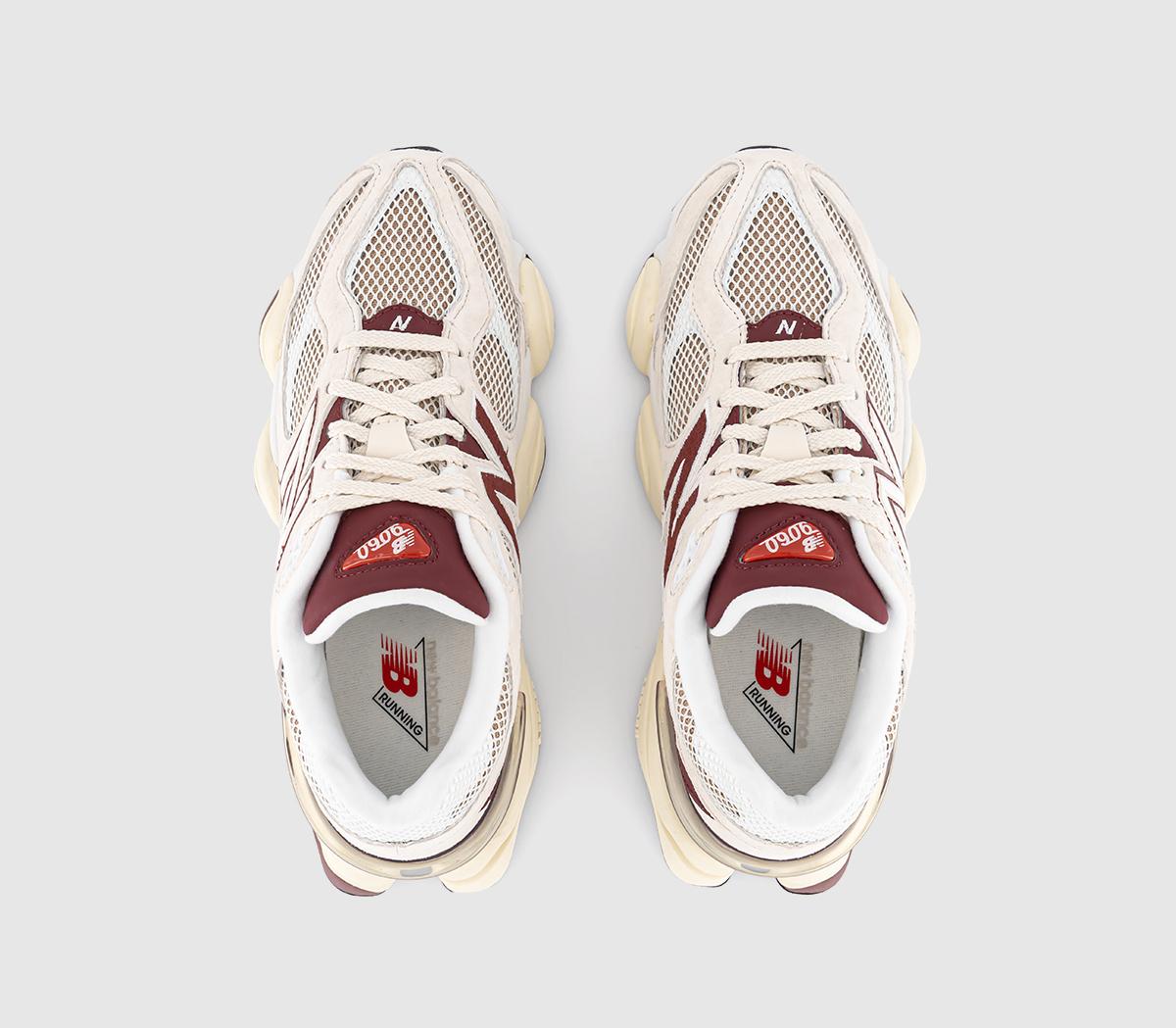 New Balance9060 Trainers New Balance9060 TrainersLinen Burgundy White