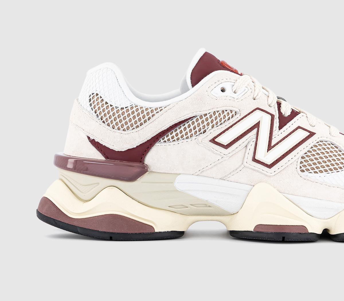 New Balance9060 Trainers New Balance9060 TrainersLinen Burgundy White