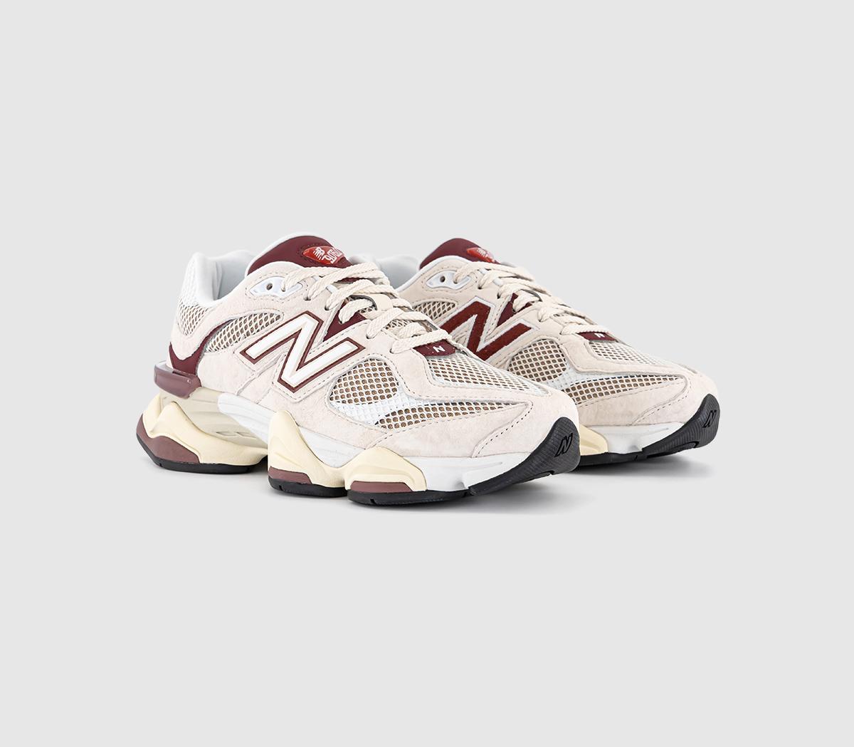 New Balance9060 Trainers New Balance9060 TrainersLinen Burgundy White