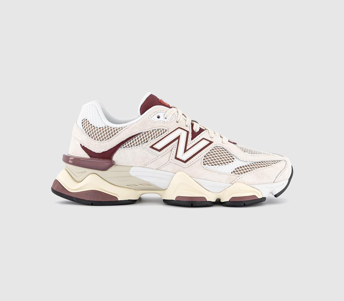 New Balance9060 Trainers New Balance9060 TrainersLinen Burgundy White