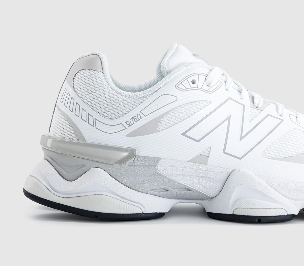 New Balance 9060 Trainers White Grey Matter - Men's Trainers