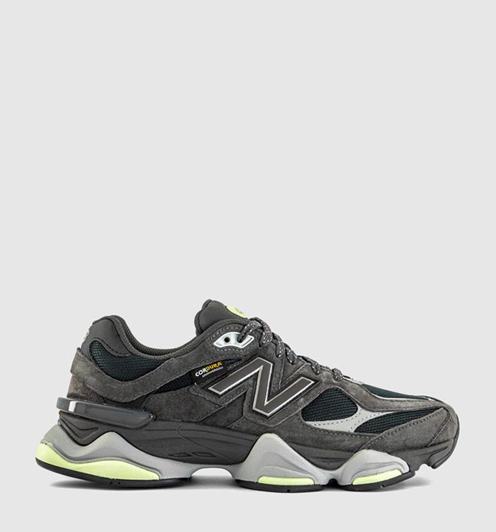 New Balance 9060 Trainers Black Cement Dry Lime