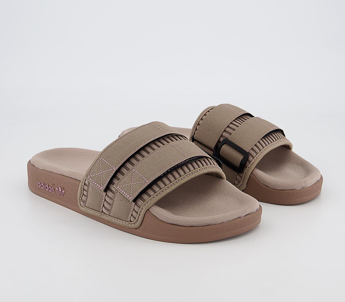 adidas Adilette 2.0 R Sliders adidas Adilette 2.0 R Sliders Chalky Brown Mauve