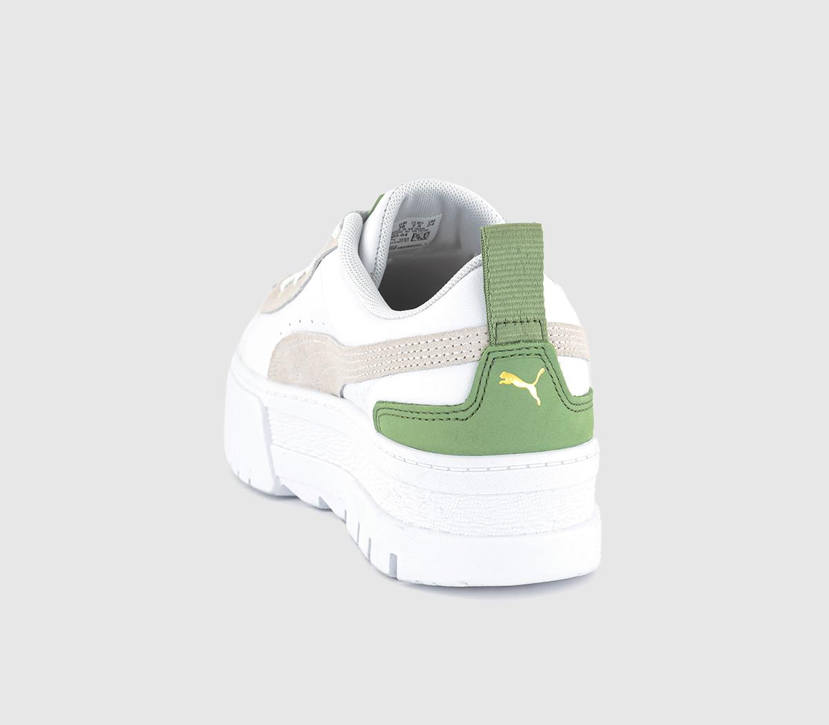 PUMAMayze Wedge Trainers White Dusty Green