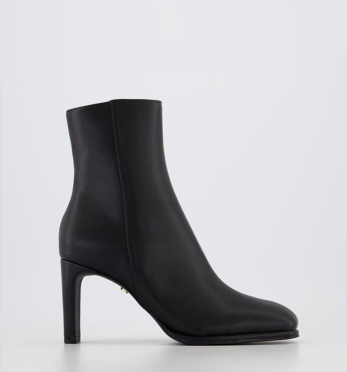 black heeled ankle boots sale