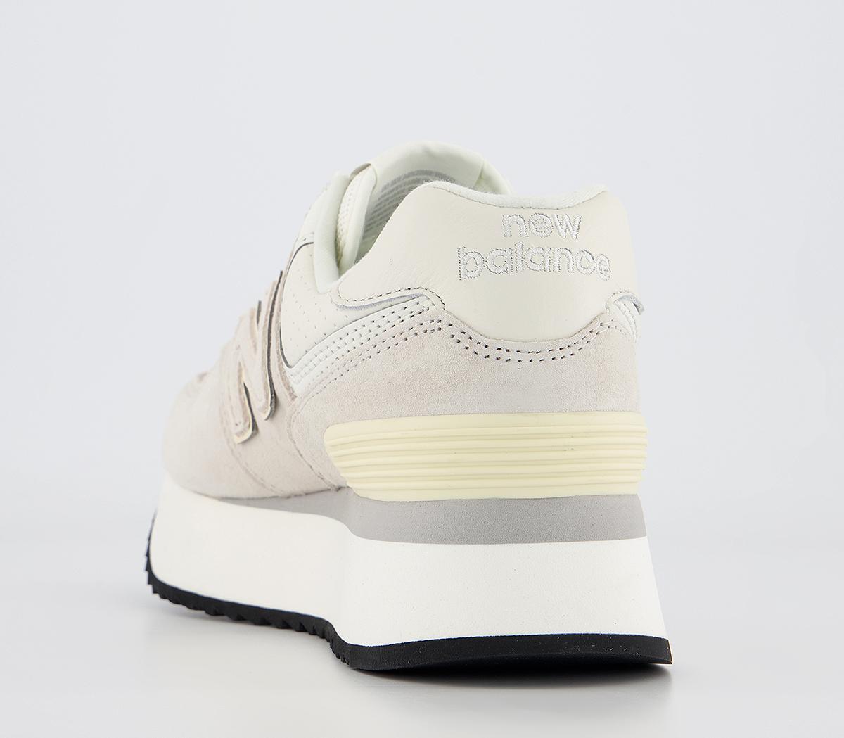 New Balance 574 Platform Trainers New Balance 574 Platform Trainers Ceramic White