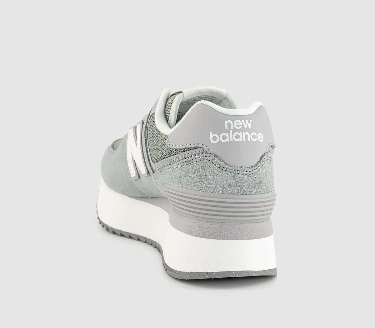 New Balance 574 Platform Trainers New Balance 574 Platform Trainers Juniper Grey White