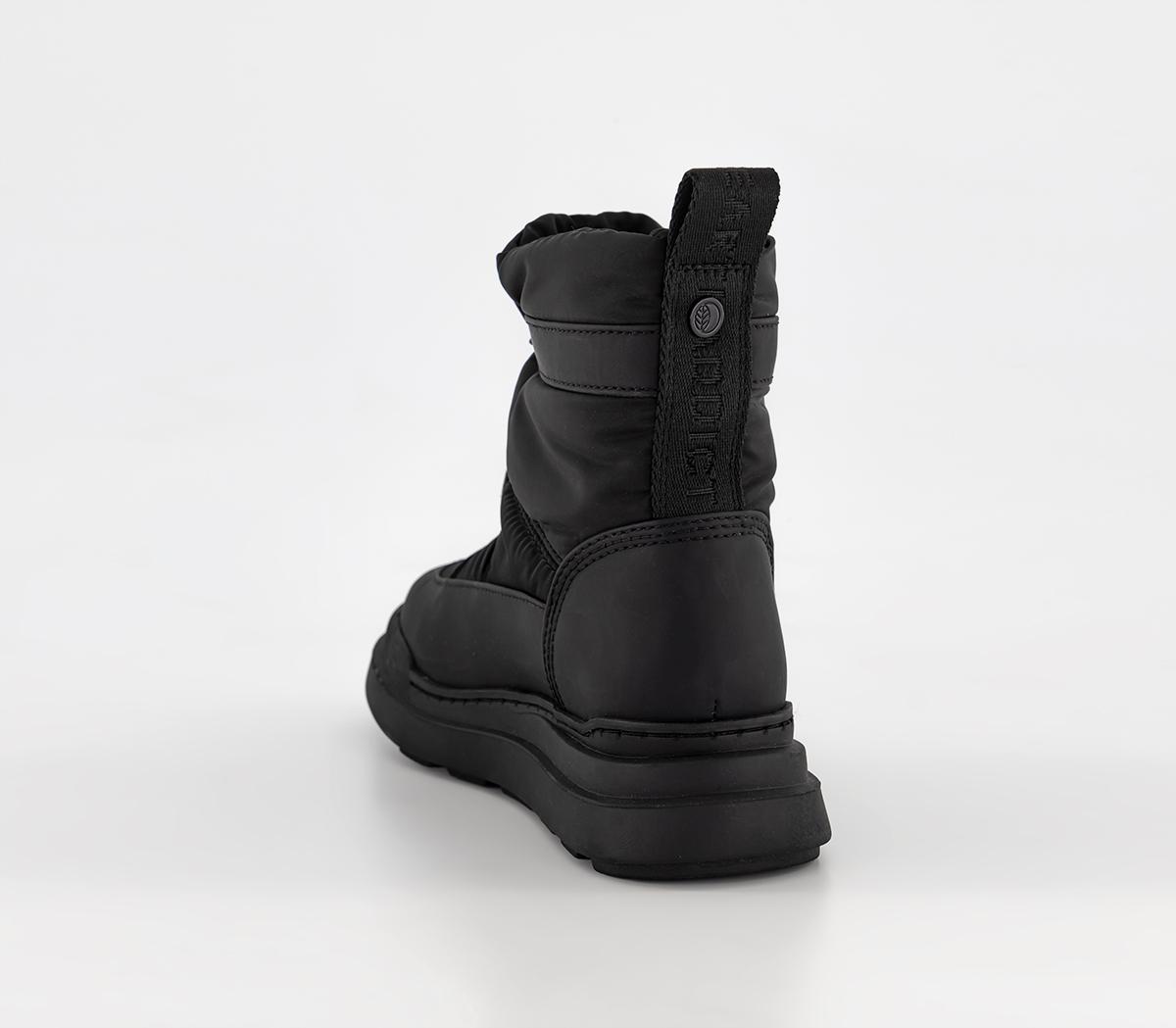 EARTHADDICT Jordan Snow Boots Black - Women’s Flat Boots