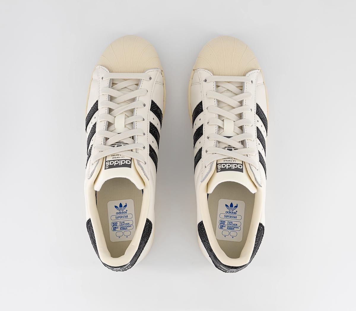 adidas Superstar 82 Trainers Core White Core Black Cream White - Men's ...