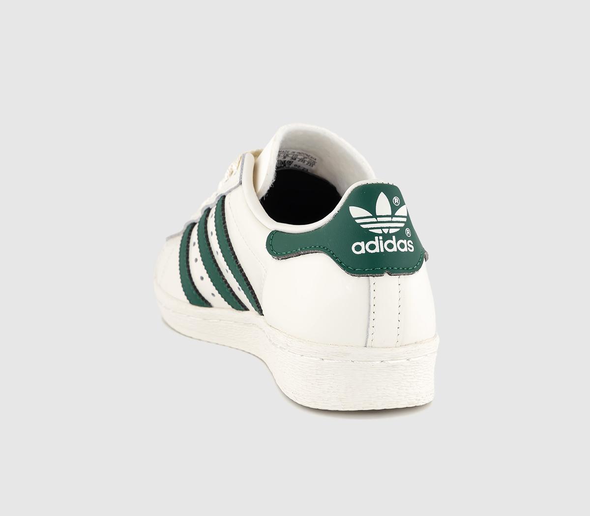 adidas Superstar 82 Trainers adidas Superstar 82 Trainers Cloud White Dark Green Off White