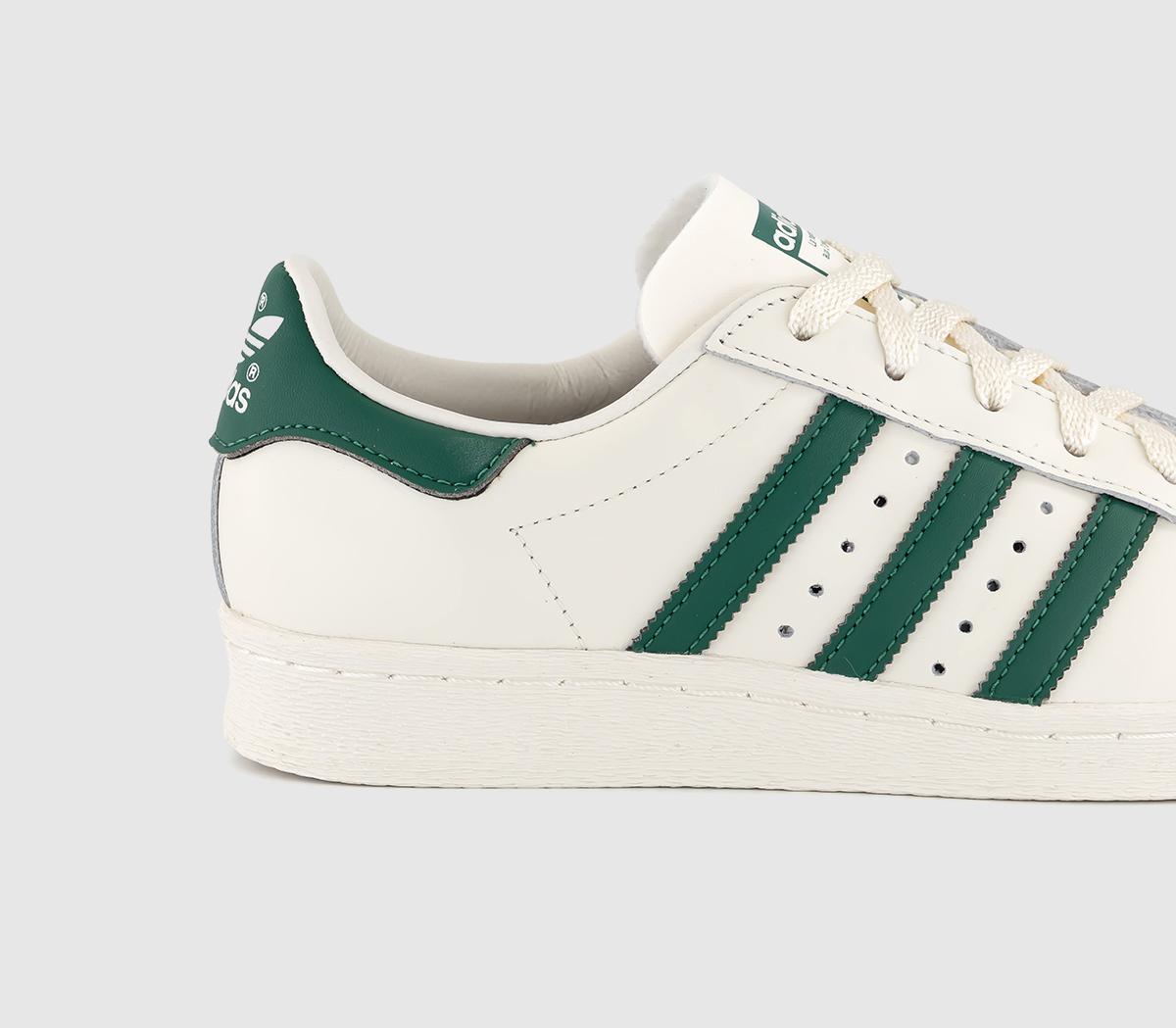 adidas Superstar 82 Trainers adidas Superstar 82 Trainers Cloud White Dark Green Off White