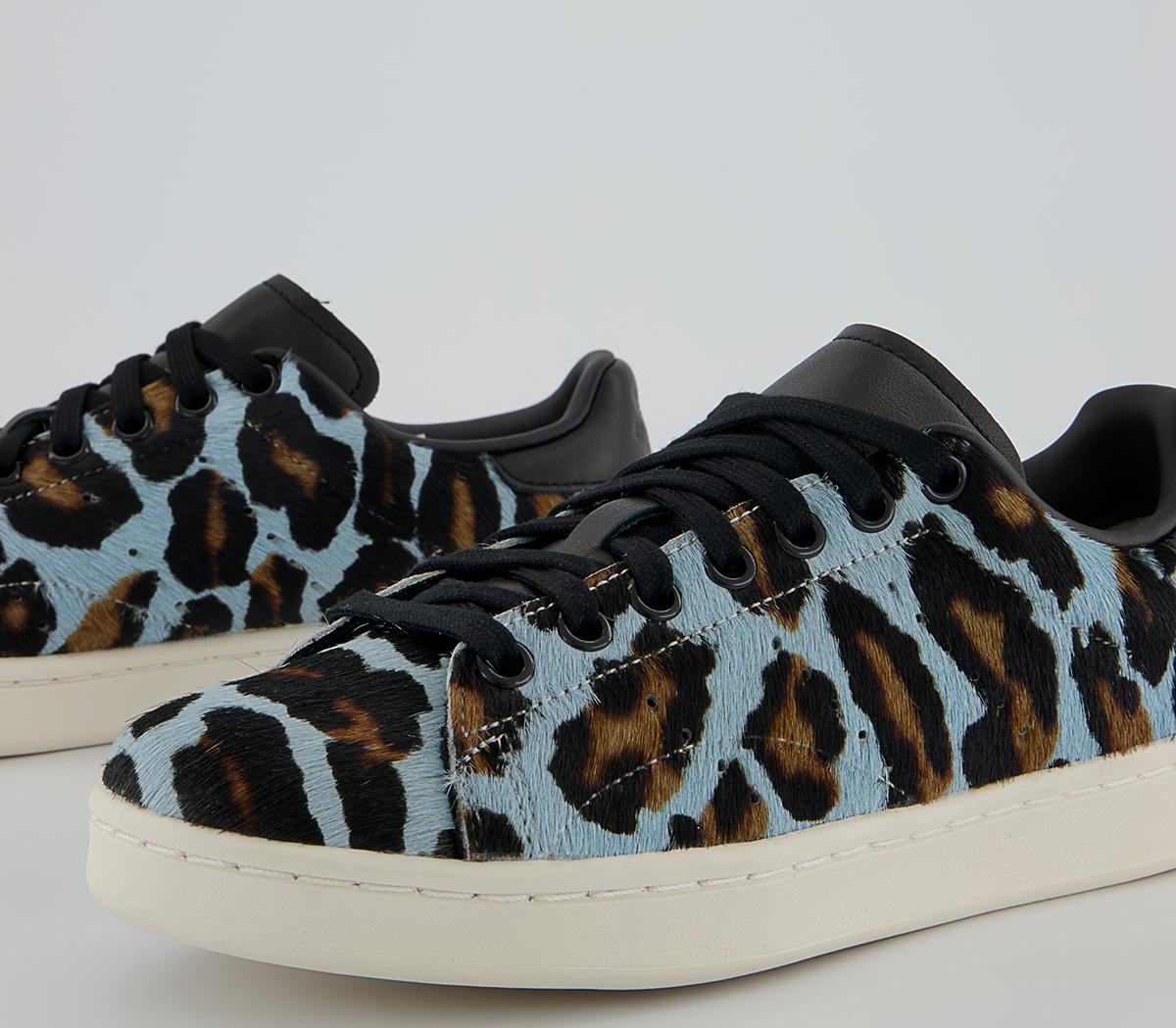Adidas Stan Smith Trainers Leopony Chalk White Core Black Women s Adidas Stan Smith Trainers Leopony Chalk White Core Black Women s