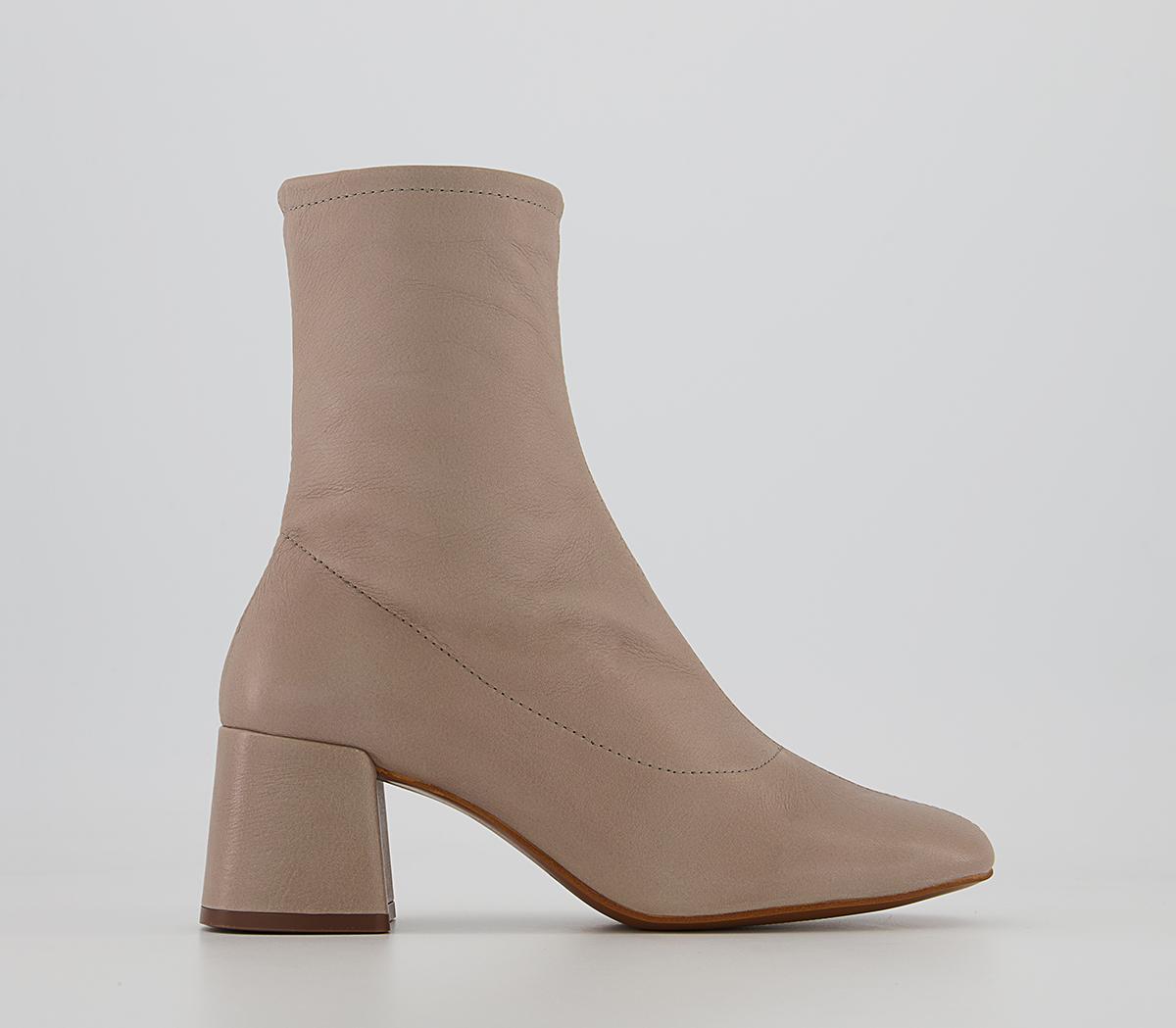 Office Alexia Stretch Pull On Ankle Boots Office Alexia Stretch Pull On Ankle Boots Grey Leather