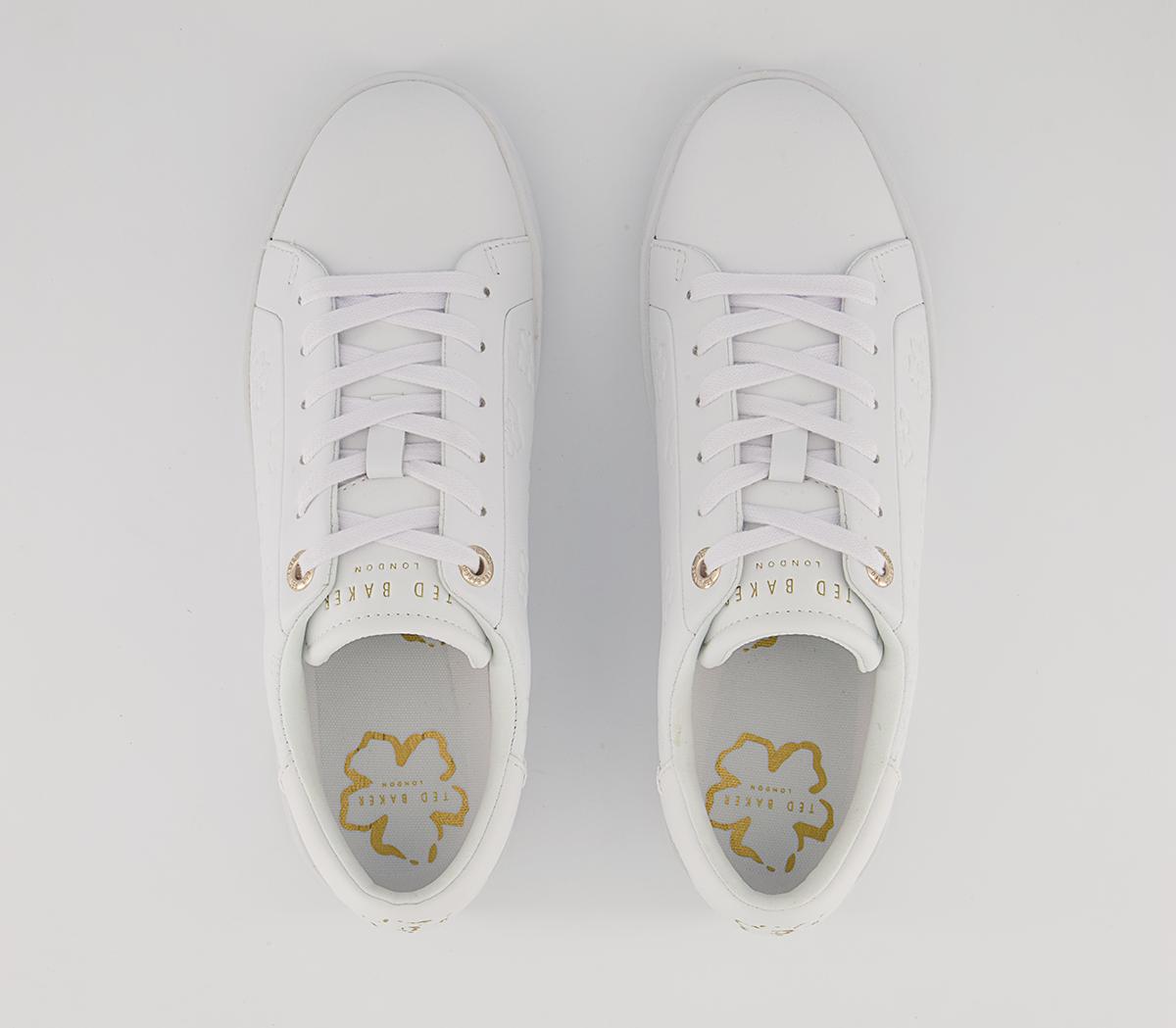 Ted Baker Taliy Magnolia Cupsole Trainers Ted Baker Taliy Magnolia Cupsole Trainers White
