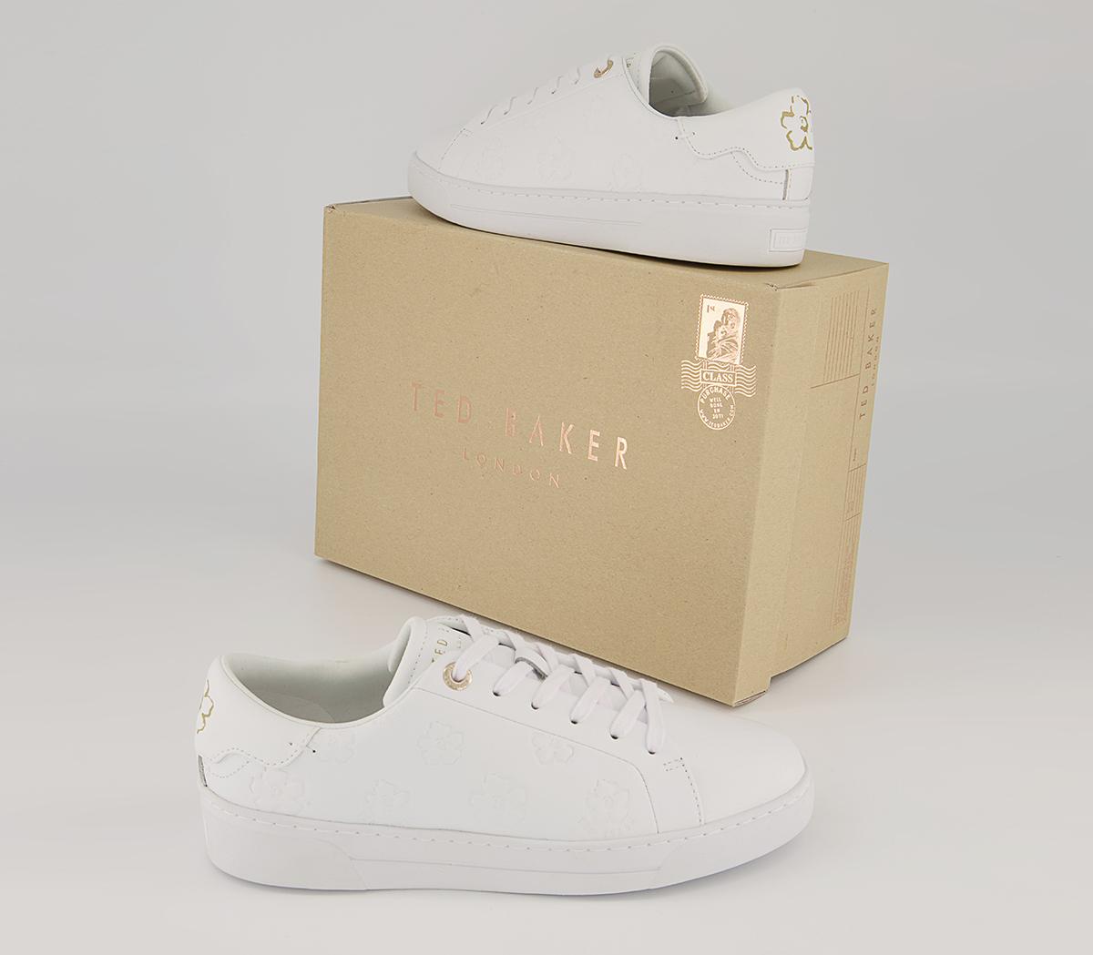 Ted Baker Taliy Magnolia Cupsole Trainers Ted Baker Taliy Magnolia Cupsole Trainers White