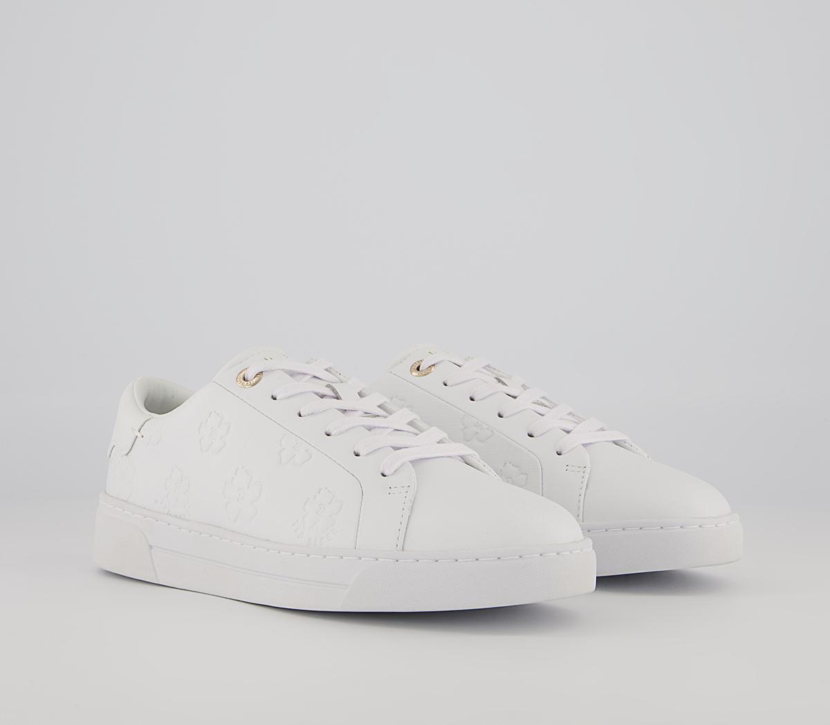 Ted Baker Taliy Magnolia Cupsole Trainers Ted Baker Taliy Magnolia Cupsole Trainers White