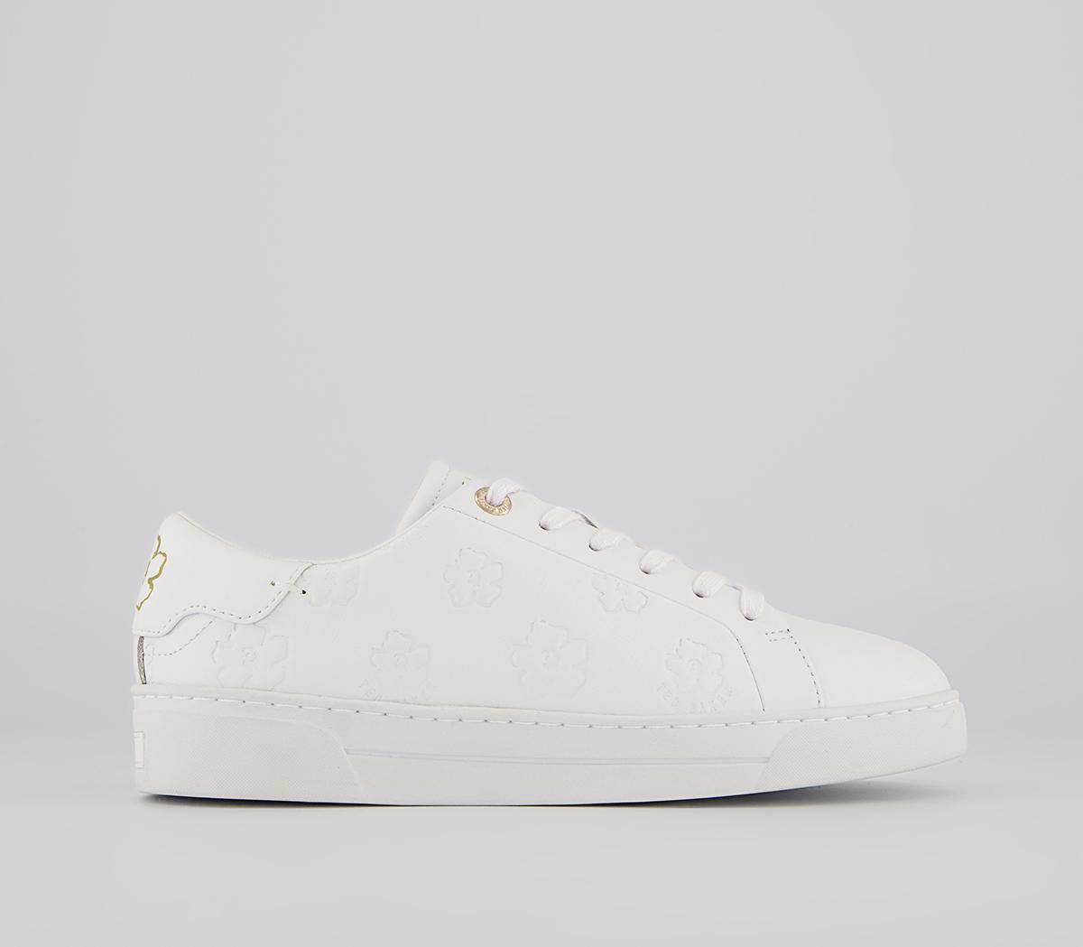 Ted Baker Taliy Magnolia Cupsole Trainers Ted Baker Taliy Magnolia Cupsole Trainers White