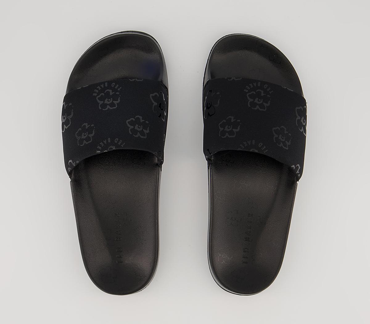 Ted Baker Kristin Magnolia Sliders Ted Baker Kristin Magnolia Sliders Black