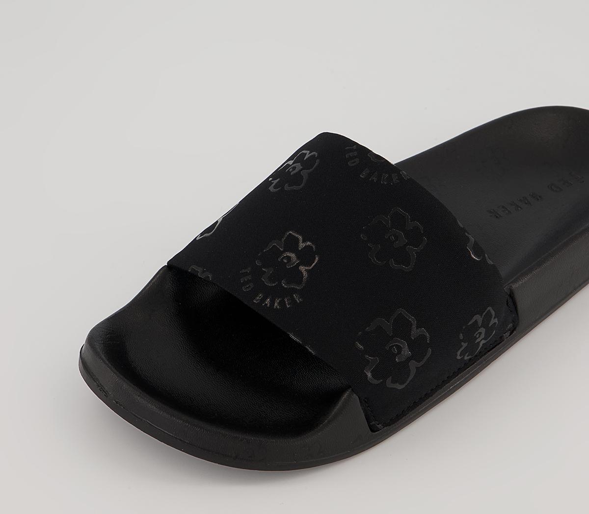 Ted Baker Kristin Magnolia Sliders Ted Baker Kristin Magnolia Sliders Black