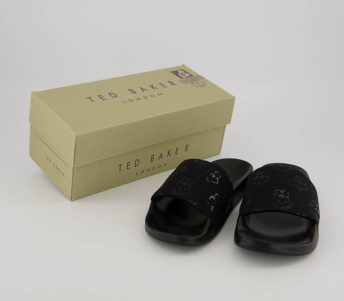 Ted Baker Kristin Magnolia Sliders Ted Baker Kristin Magnolia Sliders Black