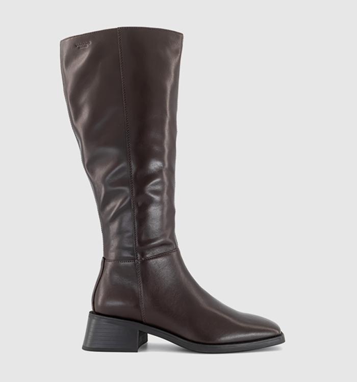 Vagabond Shoemakers Blanca Tall Boots Chocolate Leather