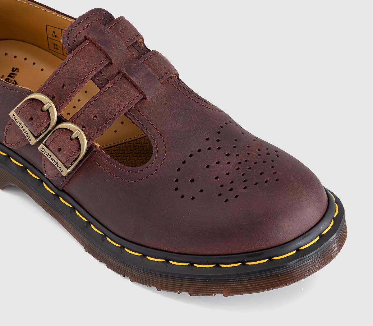 Dr. Martens8065 Mary JanesCherry Red Crazy Horse