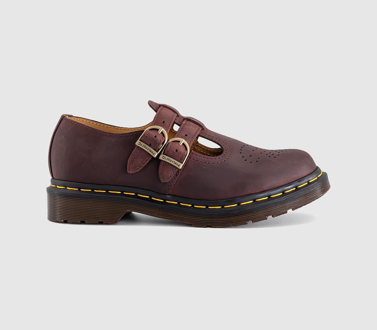 Dr. Martens8065 Mary JanesCherry Red Crazy Horse