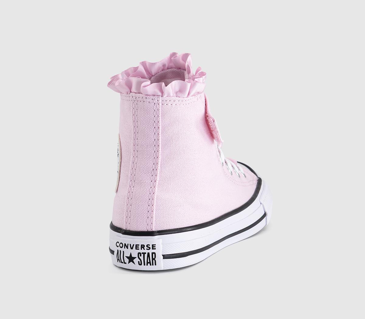 ConverseAll Star Hi 1vlace Kids TrainersNew Found Bloom Frill White Black