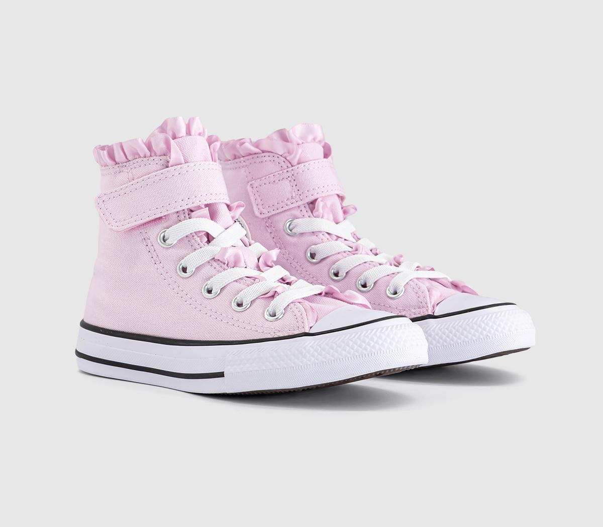 ConverseAll Star Hi 1vlace Kids TrainersNew Found Bloom Frill White Black