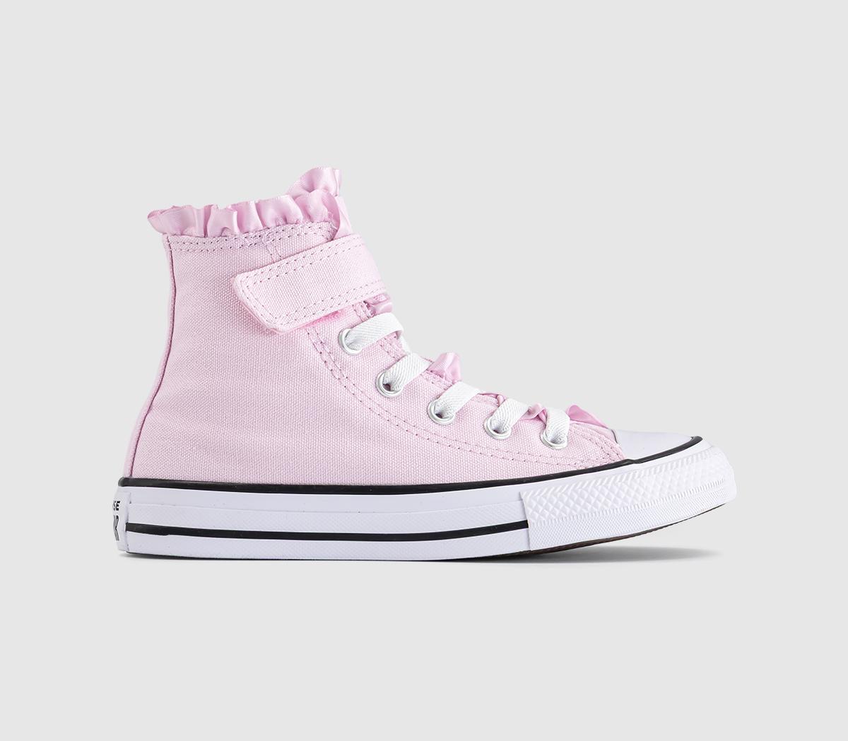 ConverseAll Star Hi 1vlace Kids TrainersNew Found Bloom Frill White Black