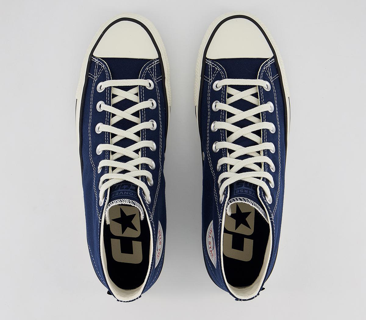 Converse Chuck Taylor All Star Pro Mid Trainers Converse Chuck Taylor All Star Pro Mid Trainers Midnight Navy Black Egret