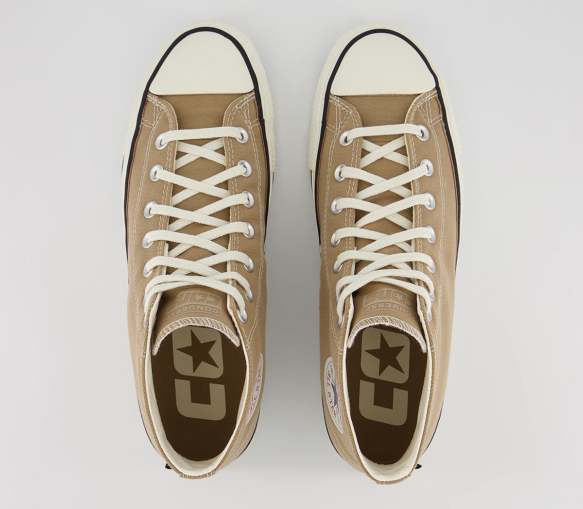 Converse Chuck Taylor All Star Pro Mid Trainers Converse Chuck Taylor All Star Pro Mid Trainers Nomad Khaki Black Egret